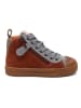 bisgaard Leder-Sneakers "Ryan" in Hellbraun/ Grau