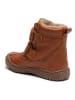 bisgaard Leder-Winterboots in Hellbraun
