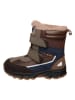 bisgaard Leren winterboots "Torben" bruin/donkerblauw