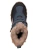 bisgaard Leren winterboots "Torben" donkerblauw/grijs