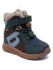 bisgaard Winterboots donkerblauw/lichtbruin