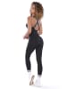 Athleas Trainingsjumpsuit "Samira" in Schwarz