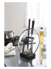 Yamazaki Utensilienablage "Tower" in Schwarz - (B)10 x (H)15 x (T)10 cm