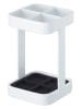 Yamazaki Uchwyt "Tower" w kolorze białym na szczoteczki do zębów - 5 x 9 x 5 cm