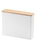 Yamazaki Kaffeefilter-Box "Tosca" in Weiß - (B)21 x (H)15,5 x (T)5,2 cm
