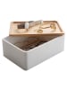 Yamazaki Aufbewahrungsbox in Weiß - (B)18,5 x (H)7 x (T)12,5 cm