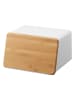 Yamazaki Brotkasten ''Tower'' in Weiß/ Hellbraun - (B)28 x (H)18,5 x (T)24,5 cm