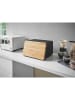 Yamazaki Brotkasten ''Tower'' in Schwarz/ Hellbraun - (B)28 x (H)18,5 x (T)24,5 cm