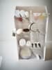 Yamazaki Makeup-Organizer ''Tower''' in Weiß - (B)12 x (H)25 x (T)7,7