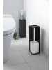 Yamazaki Toilettenpapierhalter "Tower" in Schwarz - (B)11,5 x (H)38,5 x (T)11,5 cm