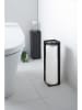 Yamazaki Toilettenpapierhalter "Tower" in Schwarz - (B)11,5 x (H)38,5 x (T)11,5 cm