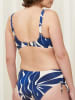 Triumph Bikini-Oberteil in Blau/ Weiß