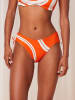 Triumph Bikini-Hose in Orange/ Weiß