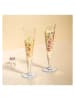RITZENHOFF Champagnerglas ''Goldnacht Champus'' in Gold/ Schwarz/ Rot - 205 ml