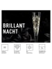 RITZENHOFF Champagnerglas "Brillantnacht" in Gold/ Schwarz - 205 ml