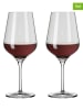 RITZENHOFF Kieliszki (2 szt.) w kolorze szarym do czerwonego wina - 570 ml