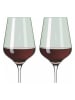 RITZENHOFF 2-delige set: rodewijnglazen "Fjordlicht" groen - 570 ml