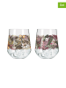 RITZENHOFF 2er-Set: Gläser ''Schattenfauna'' in Bunt - 710 ml