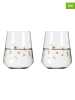 RITZENHOFF 2-delige set: glazen "Deluxe" goudkleurig - 510 ml
