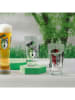 RITZENHOFF 2-delige set: drinkglazen "Jager" lichtgrijs/rood/groen - 400 ml