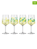 RITZENHOFF 4er-Set: Cocktailgläser "Sommertau Limoncello" in Gelb/ Grün - 544 ml