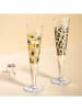 RITZENHOFF 2er-Set: Champagnerflöten "Goldnacht" in Gold/ Schwarz - 200 ml