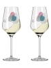 RITZENHOFF 2er-Set: Weißweingläser "Sommerwendtraum" - 380 ml