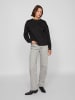 Vila Sweatshirt "Sandy" in Schwarz