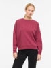 Vila Sweatshirt "Vireflect" in Bordeaux