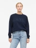 Vila Sweatshirt "Vireflect" in Dunkelblau