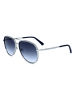 Guess Herren-Sonnenbrille in Silber/Dunkelblau