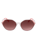 Guess Damskie okulary przeciwsłoneczne w kolorze srebrno-brązowym