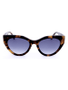 Karl Lagerfeld Dames zonnebril bruin/donkerblauw
