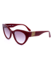 Karl Lagerfeld Dames zonnebril rood/lichtroze