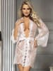 INTIMAX Kimono "Secret Rose" w kolorze białym