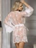 INTIMAX Kimono "Secret Rose" in Weiß