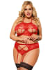 INTIMAX 3-delige lingerieset rood