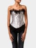 INTIMAX Corsage in Silber/ Schwarz