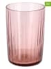 Bitz 4er-Set: Wassergläser "Kusintha" in Rosa - 280 ml