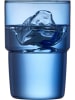 Lyngby Glas 2-delige set: drinkglazen blauw - 400 ml