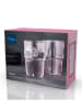 Lyngby Glas 2-delige set: drinkglazen lichtroze - 400 ml