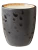 Bitz 6-delige set: espressobekers zwart/meerkleurig - 90 ml