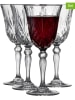Lyngby Glas 4er-Set: Rotweingläser "Melodia" - 270 ml