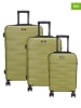 Beagles 3tlg. Hardcase-Trolleyset in Khaki