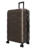 Beagles 3-delige hardcase-trolleyset bruin