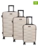 Beagles 3-delige hardcase-trolleyset beige