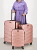 Beagles 3tlg. Hardcase-Trolleyset in Rosa