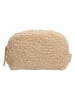 Beagles Kosmetiktasche "Navarra" in Beige - (B)26 x (H)17 x (T)6,5 cm