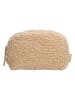 Beagles Kosmetiktasche "Navarra" in Beige - (B)26 x (H)17 x (T)6,5 cm