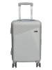 Beagles Hardcase-Trolley in Silber - (B)36 x (H)54 x (T)20 cm